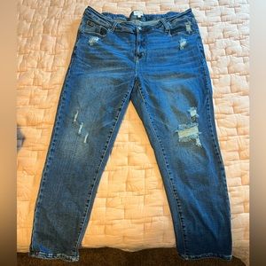 Molly & Isadora distressed jean size 20